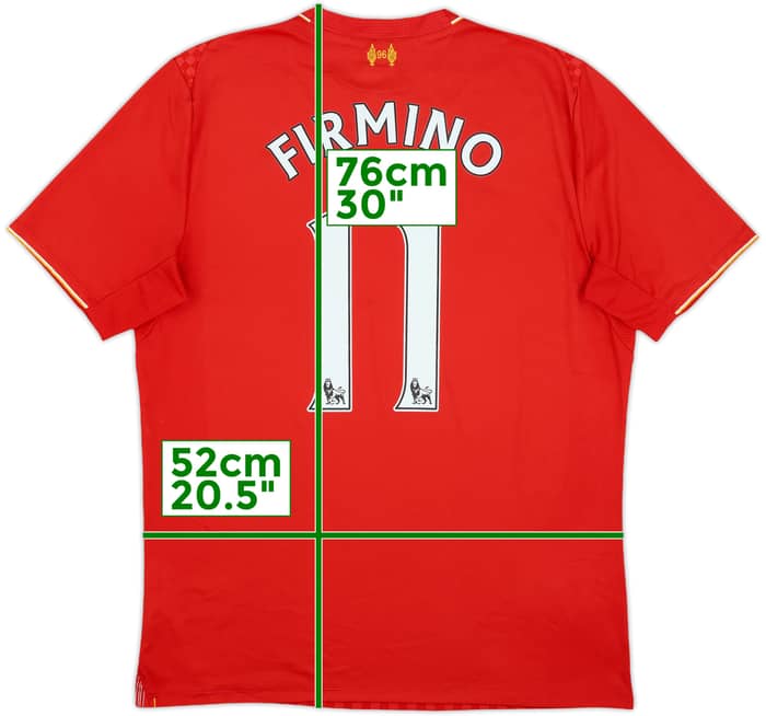 2015-16 Liverpool Home Shirt Firmino #11 - 6/10 - (L)