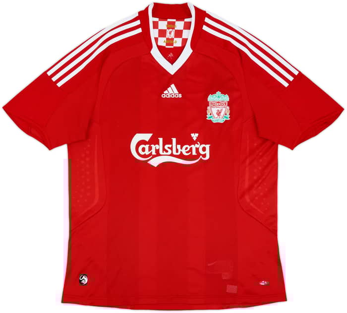 2008-10 Liverpool Home Shirt Gerrard #8 - 6/10 - (L)