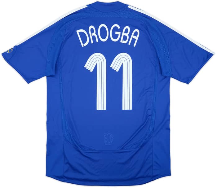 2006-08 Chelsea Home Shirt Drogba #11 - 7/10 - (M)