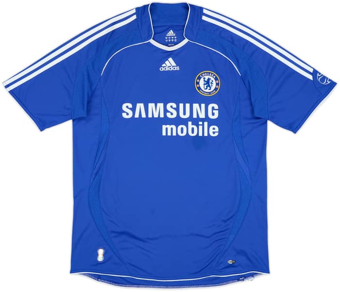 2006-08 Chelsea Home Shirt Drogba #11 - 7/10 - (M)