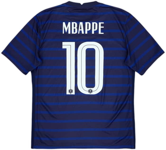 2020-21 France Home Shirt Mbappe #10 - 6/10 - (M)