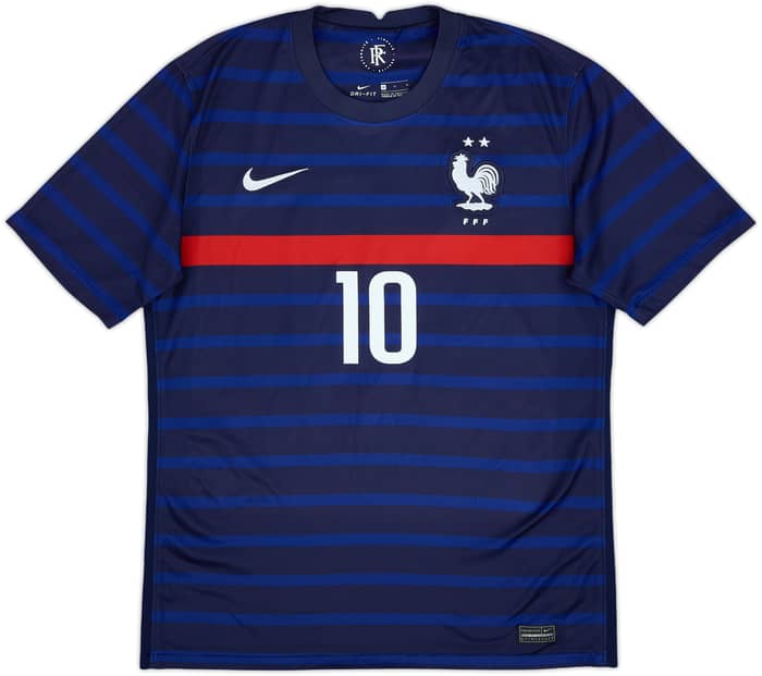 2020-21 France Home Shirt Mbappe #10 - 6/10 - (M)