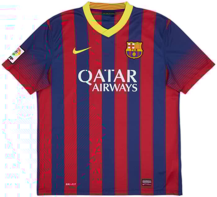 2013-14 Barcelona Home Shirt Messi #10 - 5/10 - (L)