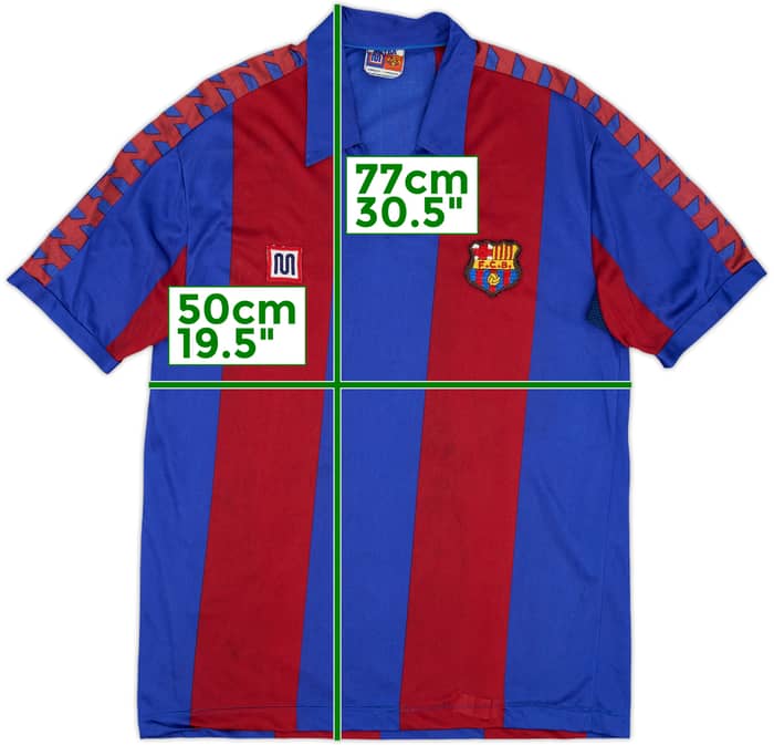 1984-89 Barcelona Home Shirt - 6/10 - (L)