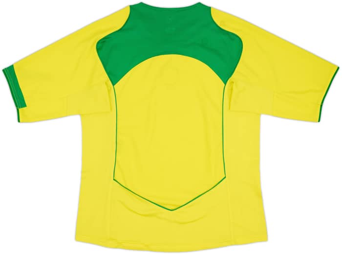 2004-06 Brazil Home Shirt - 5/10 - (L)