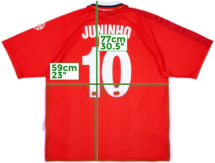 1996-97 Middlesbrough Home Shirt Juninho #10 - 6/10 - (L)