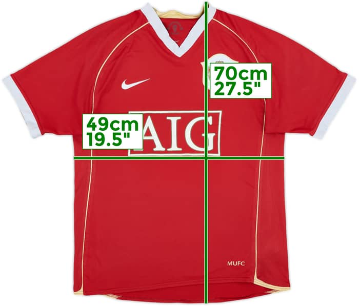 2006-07 Manchester United Home Shirt - 5/10 - (S)