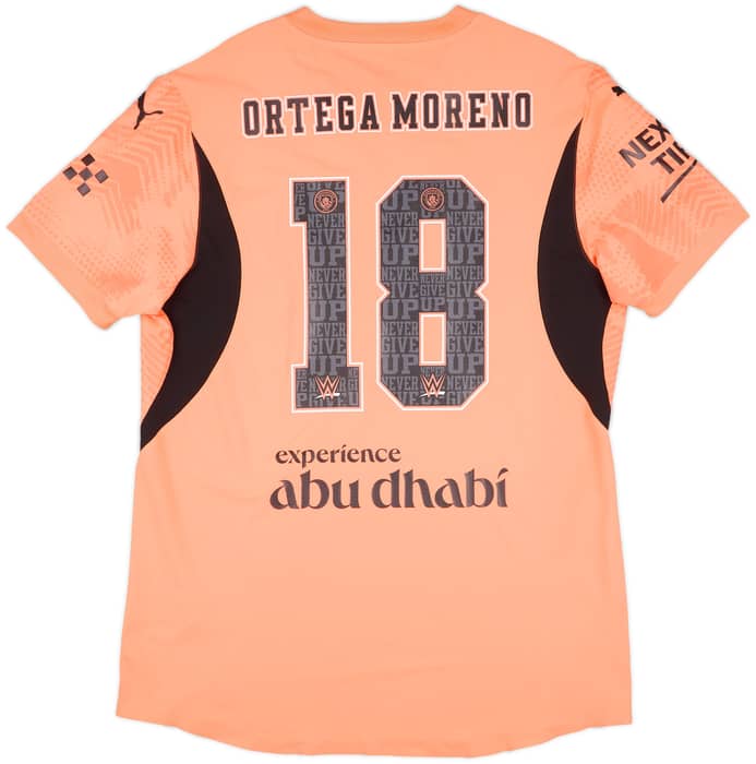 2024-25 Manchester City Match Issue GK Shirt Ortega Moreno #18