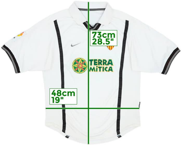 2000-01 Valencia Home Shirt - 5/10 - (M)