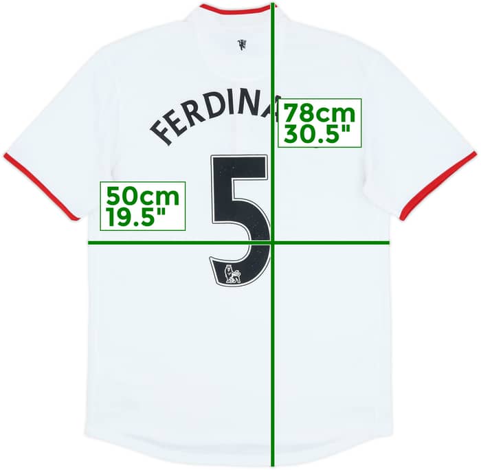 2012-14 Manchester United Away Shirt Ferdinand #5 - 5/10 - (M)