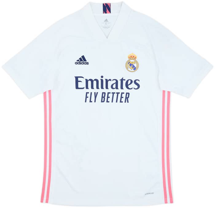 2020-21 Real Madrid Home Shirt - 4/10 - (M)