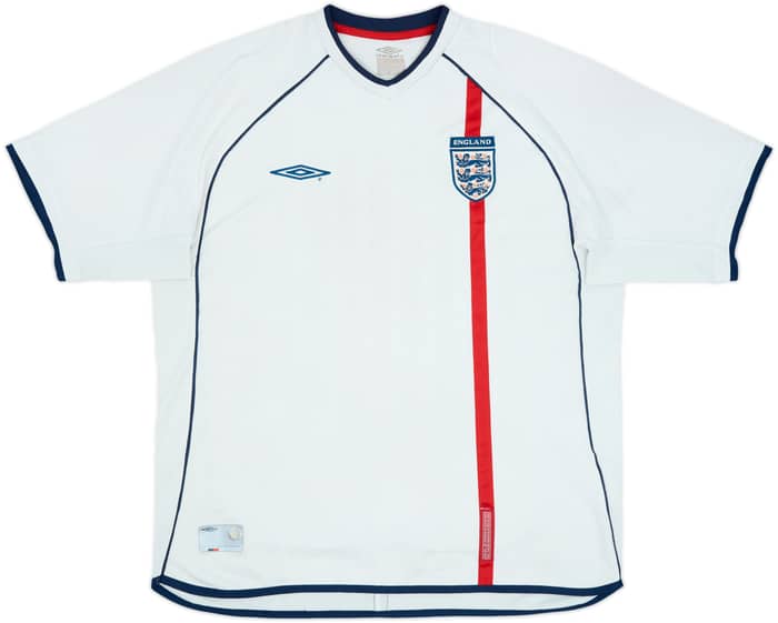 2001-03 England Home Shirt - 5/10 - (XL)