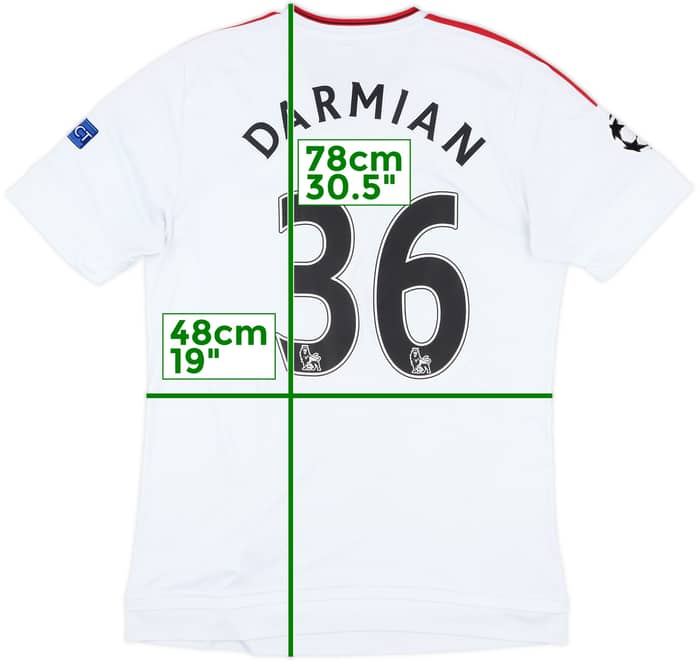 2015-16 Manchester United Away Shirt Darmian #36 - 5/10 - (M)