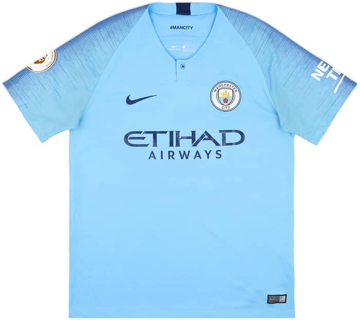 2018-19 Manchester City Home Shirt De Bruyne #17 - 5/10 - (L)