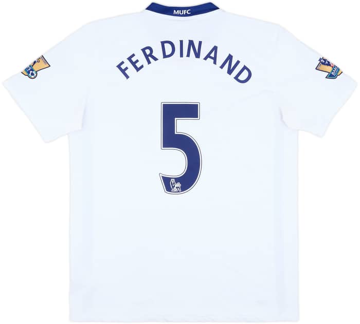 2008-10 Manchester United Away Shirt Ferdinand #5 - 8/10 - (L)