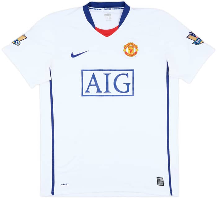 2008-10 Manchester United Away Shirt Ferdinand #5 - 8/10 - (L)