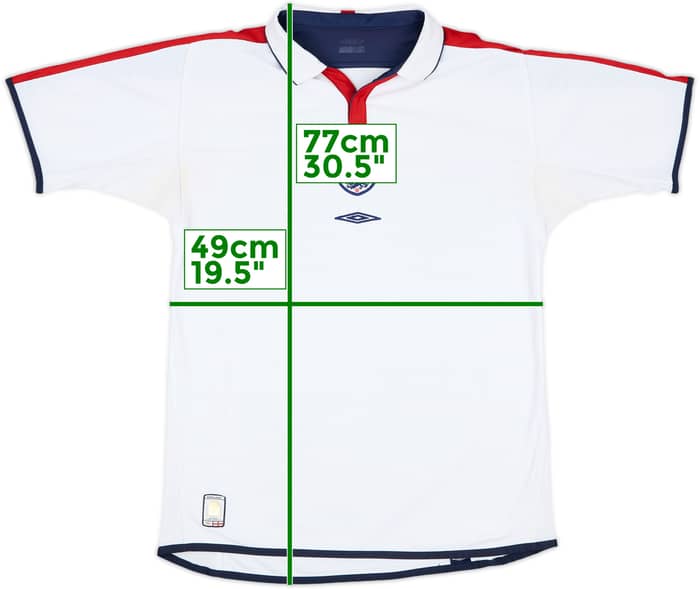 2003-05 England Home Shirt - 5/10 - (M)