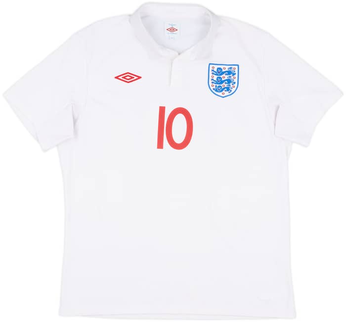 2009-10 England Home Shirt Rooney #10 - 7/10 - (L)