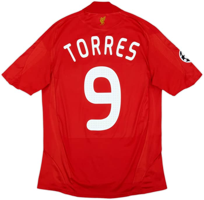 2008-10 Liverpool Home Shirt Torres #9 - 6/10 - (S)