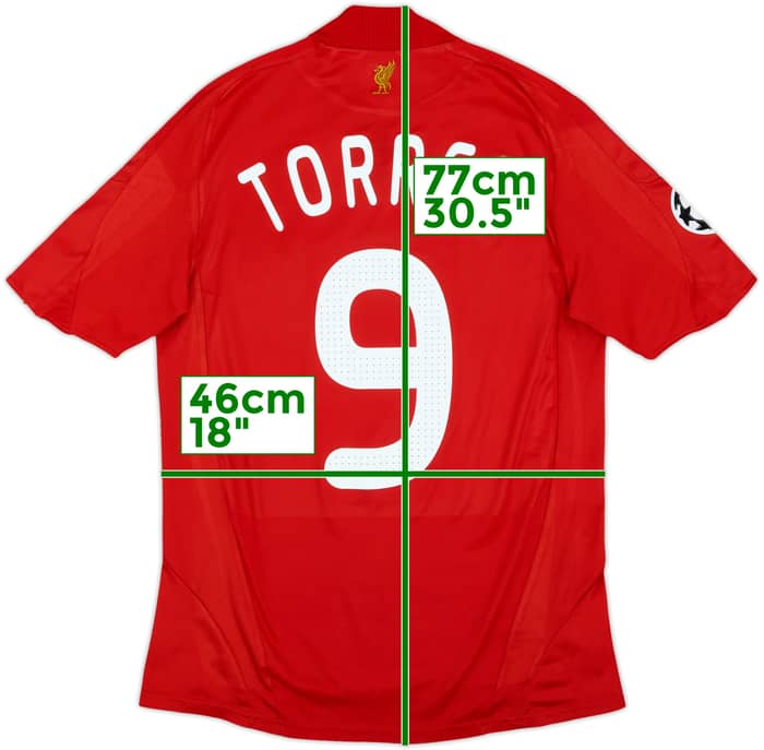 2008-10 Liverpool Home Shirt Torres #9 - 6/10 - (S)
