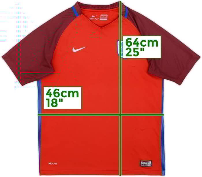 2016-17 England Away Shirt - 5/10 - (XL.Boys)