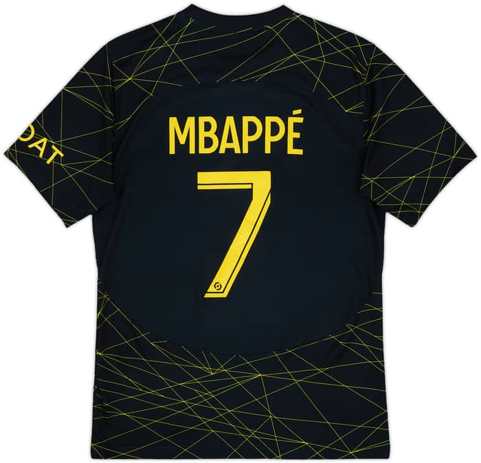 2022-23 Paris Saint-Germain Fourth Shirt Mbappe #7 - 8/10 - (S)