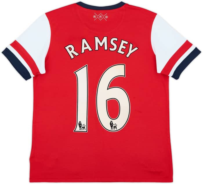 2012-14 Arsenal Home Shirt Ramsey #16 - 5/10 - (XL.Boys)
