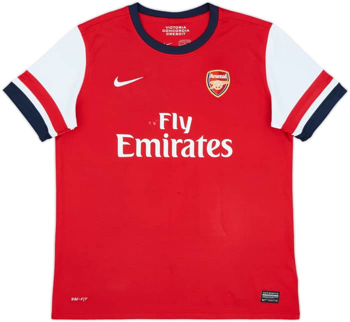 2012-14 Arsenal Home Shirt Ramsey #16 - 5/10 - (XL.Boys)