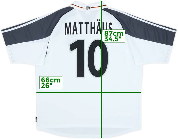 2000-02 Germany Home Shirt Matthaus #10 - 9/10 - (XXL)