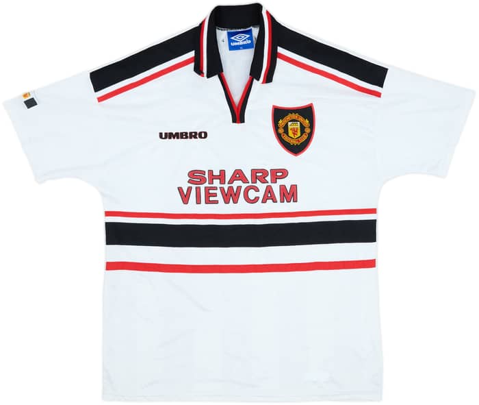 1997-99 Manchester United Away Shirt Beckham #7 - 7/10 - (XL)