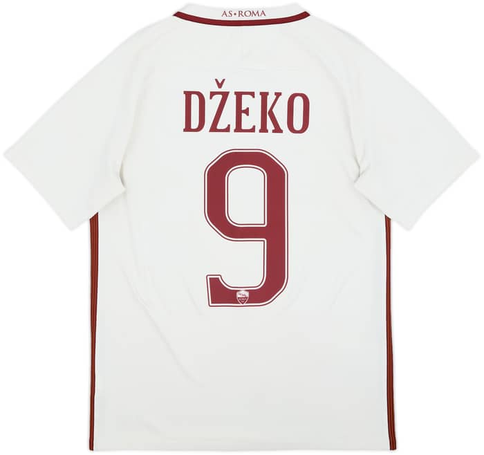 2016-17 Roma Away Shirt Dzeko #9 - 7/10 - (S)