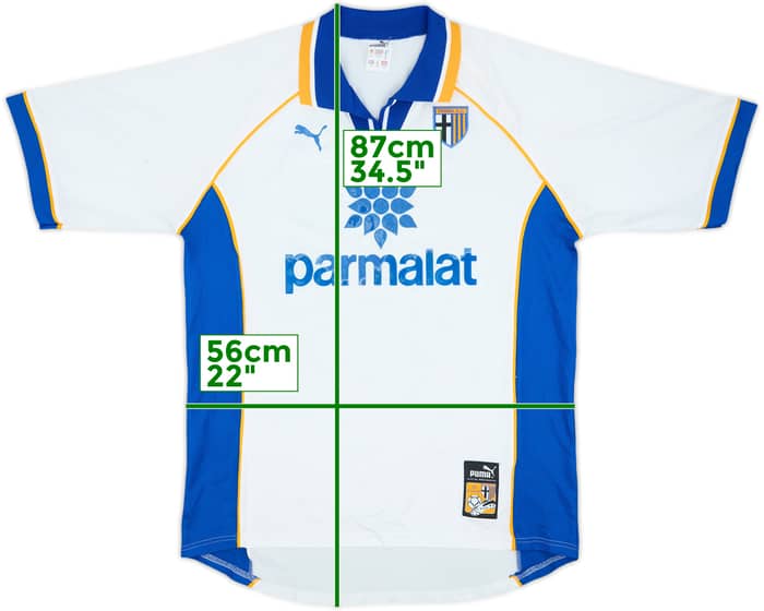 1997-98 Parma Home Shirt - 6/10 - (XL)