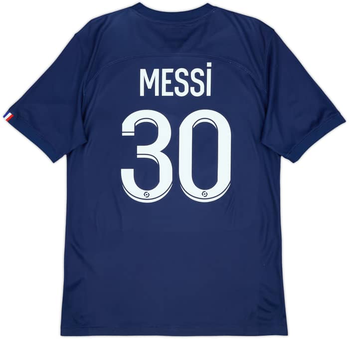 2022-23 Paris Saint-Germain Home Shirt Messi #30 - 7/10 - (M)