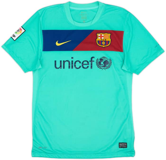 2010-11 Barcelona Away Shirt Messi #10 - 5/10 - (S)