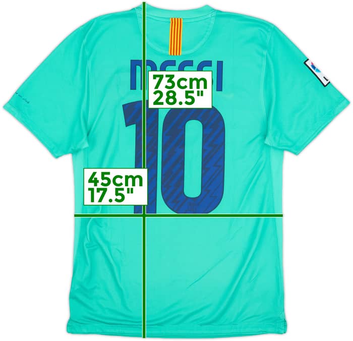 2010-11 Barcelona Away Shirt Messi #10 - 5/10 - (S)