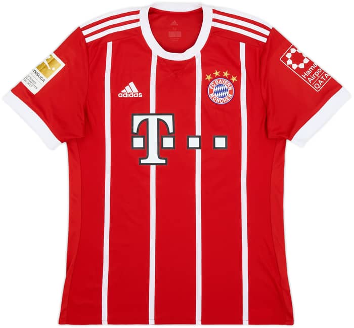2017-18 Bayern Munich Home Shirt Alaba #27 - 6/10 - (M)