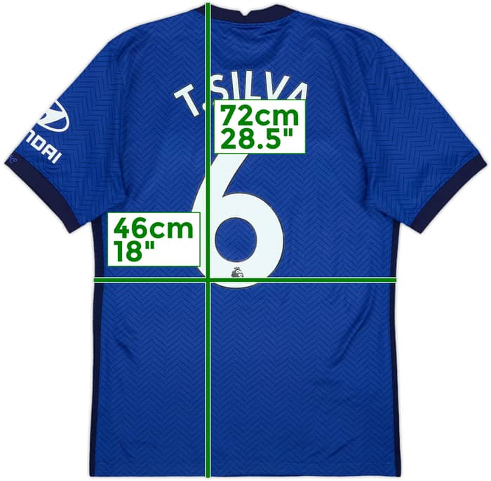 2020-21 Chelsea Home Shirt T.Silva #6 - 9/10 - (S)