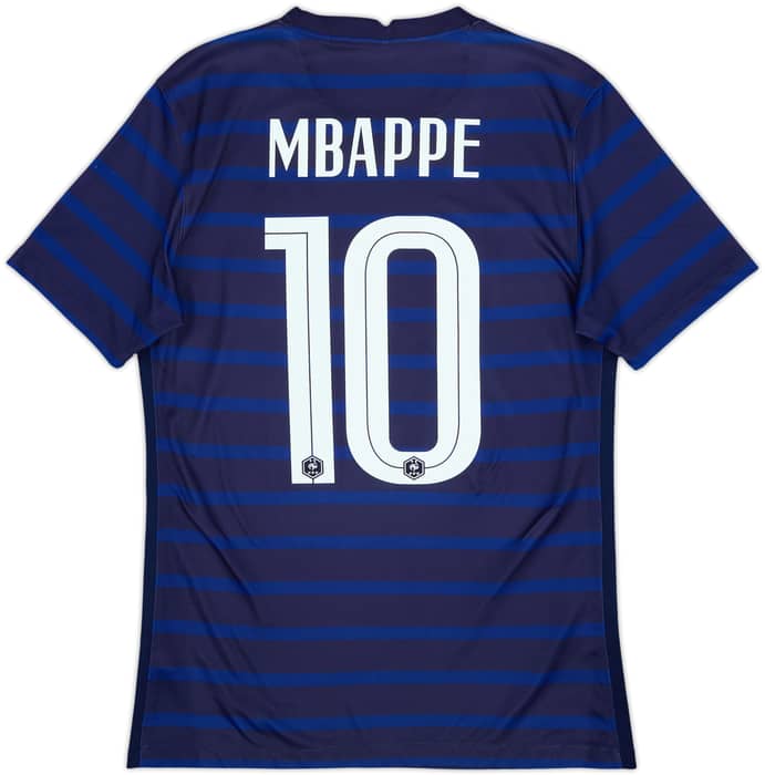 2020-21 France Home Shirt Mbappe #10 - 10/10 - (S)