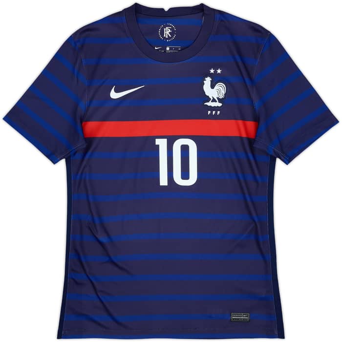 2020-21 France Home Shirt Mbappe #10 - 10/10 - (S)
