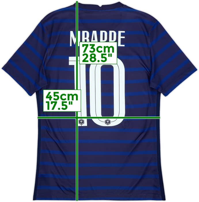 2020-21 France Home Shirt Mbappe #10 - 10/10 - (S)