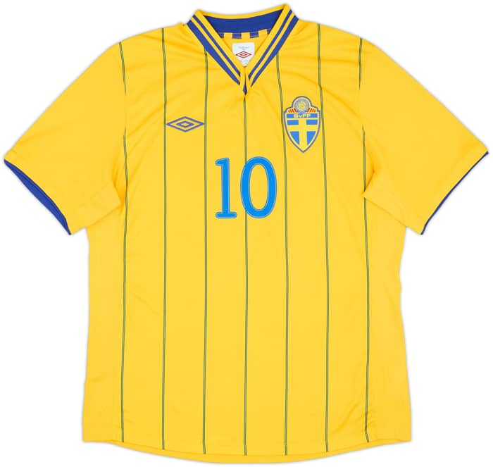 2012-13 Sweden Home Shirt Ibrahimovic #10 - 9/10 - (L)
