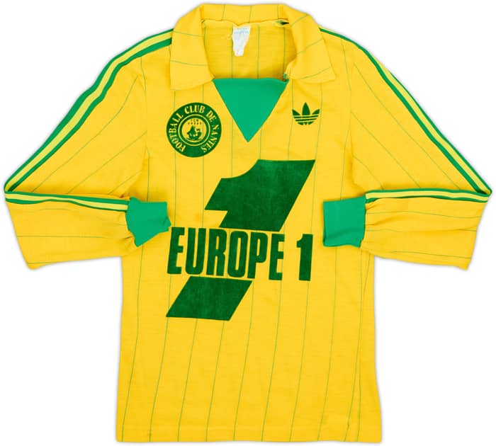1980-81 Nantes Home L/S Shirt - 9/10 - (S.Boys)