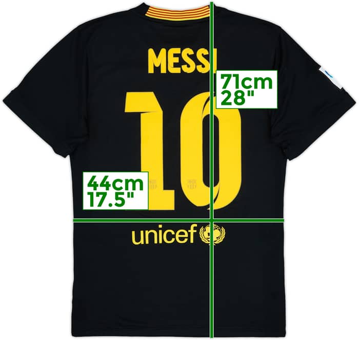 2013-14 Barcelona Third Shirt Messi #10 - 7/10 - (S)