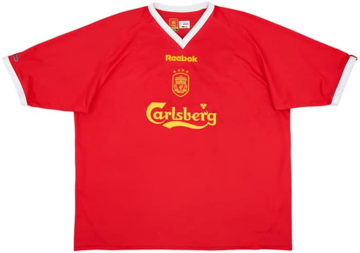 2001-03 Liverpool CL Shirt Gerrard #17 - 9/10 - (3XL)