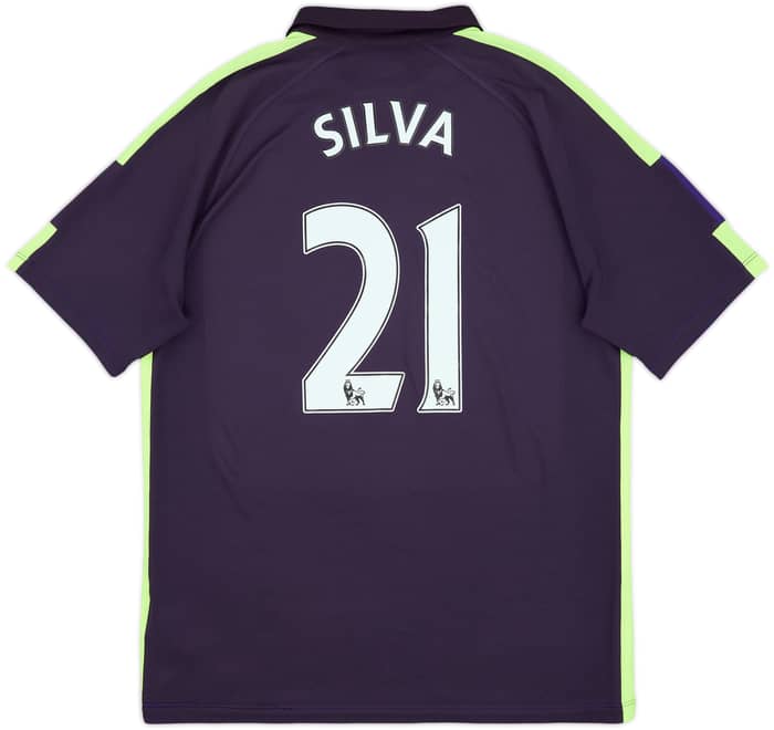 2014-15 Manchester City Third Shirt Silva #21 - 6/10 - (L)