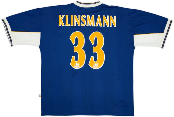 1997-98 Tottenham Away Shirt Klinsmann #33 - 8/10 - (XL)