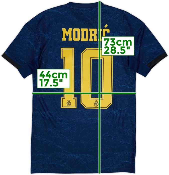 2019-20 Real Madrid Away Shirt Modric #10 (XS)