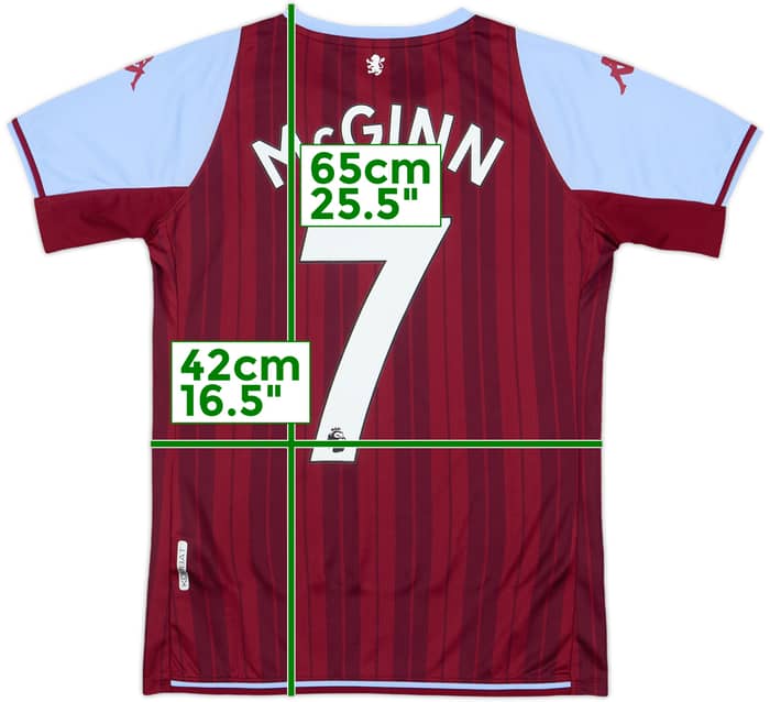 2021-22 Aston Villa Home Shirt McGinn #7 (Women's S)