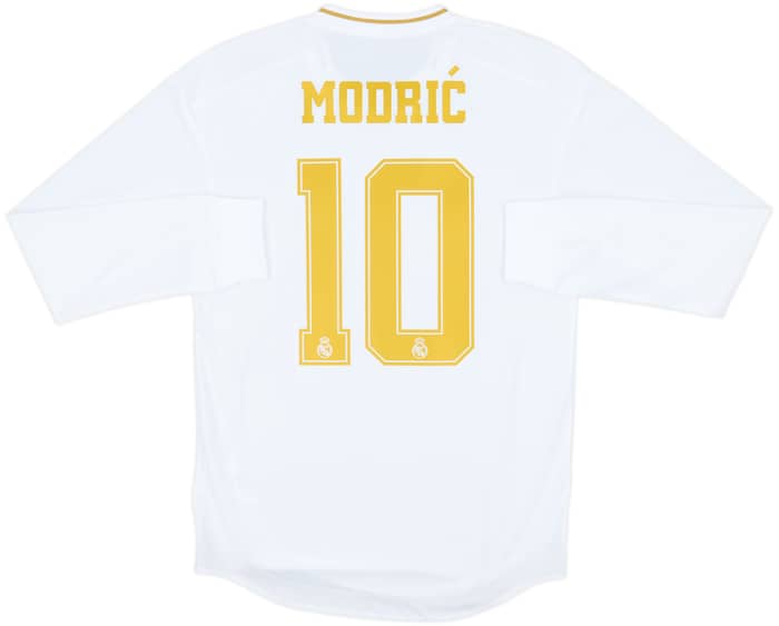 2019-20 Real Madrid Authentic Home L/S Shirt Modric #10 (S)