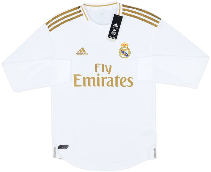2019-20 Real Madrid Authentic Home L/S Shirt Modric #10 (S)